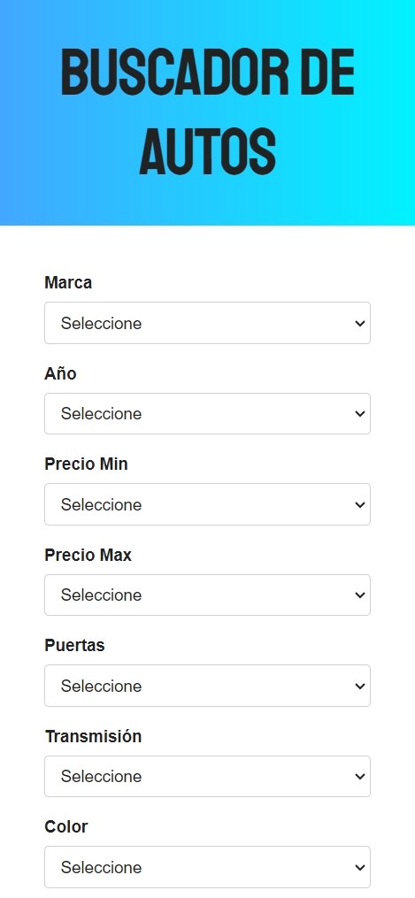 Buscador de Autos